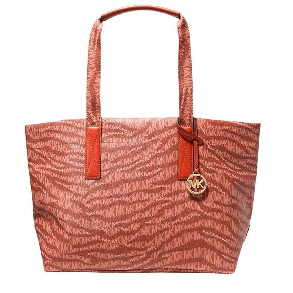 MICHAEL | Michael Kors The Michael Bag - Deep Orange - 21.5"W x 12.5"H x 8"D - Picture 1 of 9